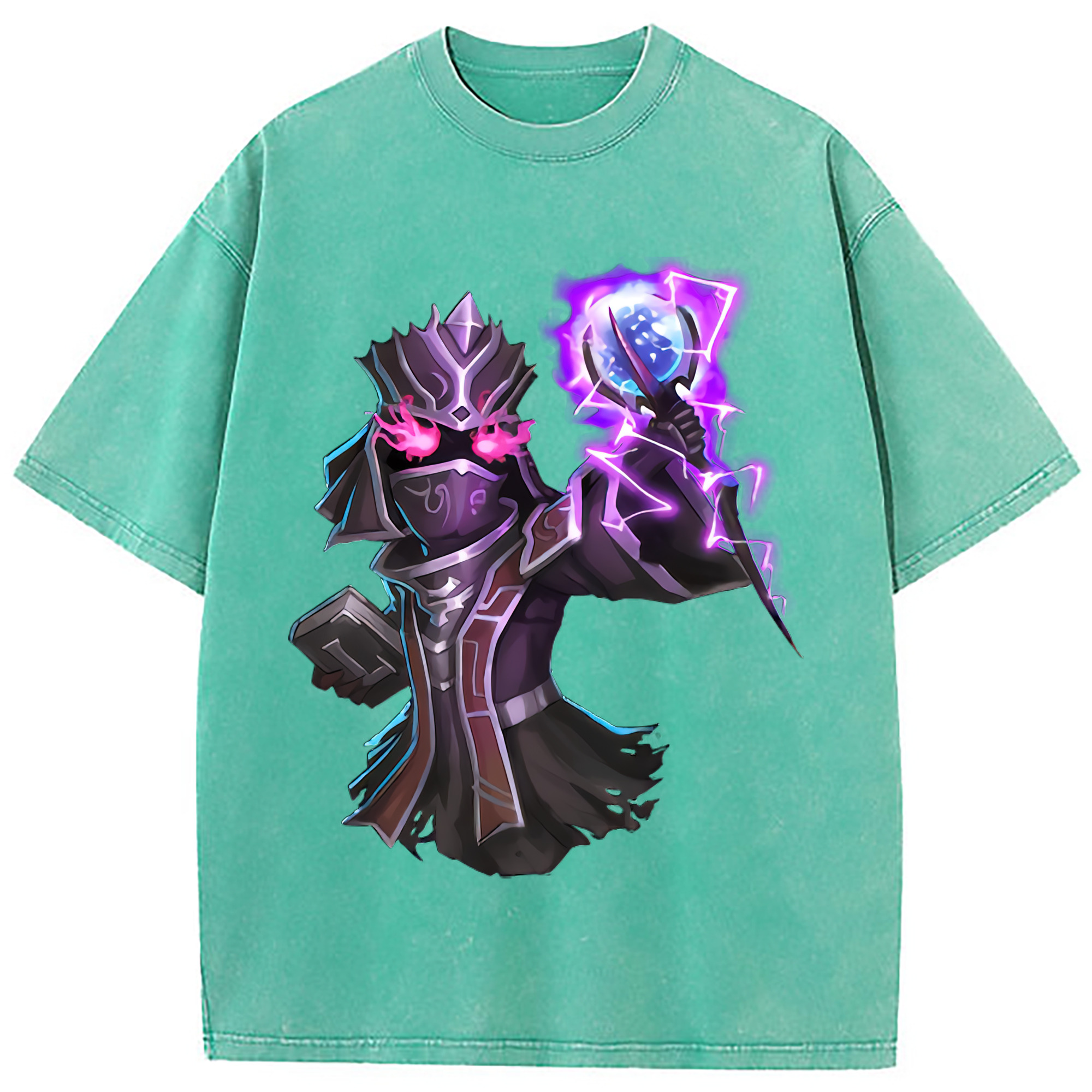 （画像用） リーグ・オブ・レジェンド League of Legends LOL 綿100% ヴィンテージ風 半袖Tシャツ（フロントプリント）